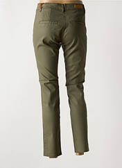 Pantalon chino vert HAPPY pour femme seconde vue