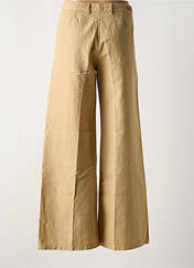 Pantalon large beige HAPPY pour femme seconde vue