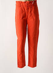 Pantalon slim orange HAPPY pour femme seconde vue