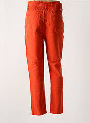 Pantalon slim orange HAPPY pour femme seconde vue