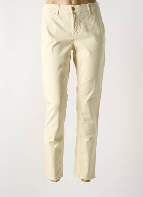 Pantalon chino beige HAPPY pour femme