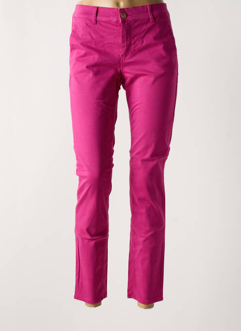 Pantalon chino rose HAPPY pour femme