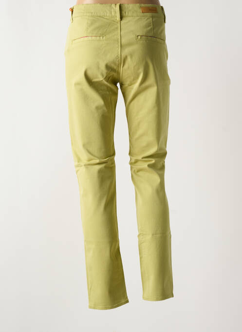 Pantalon chino vert HAPPY pour femme