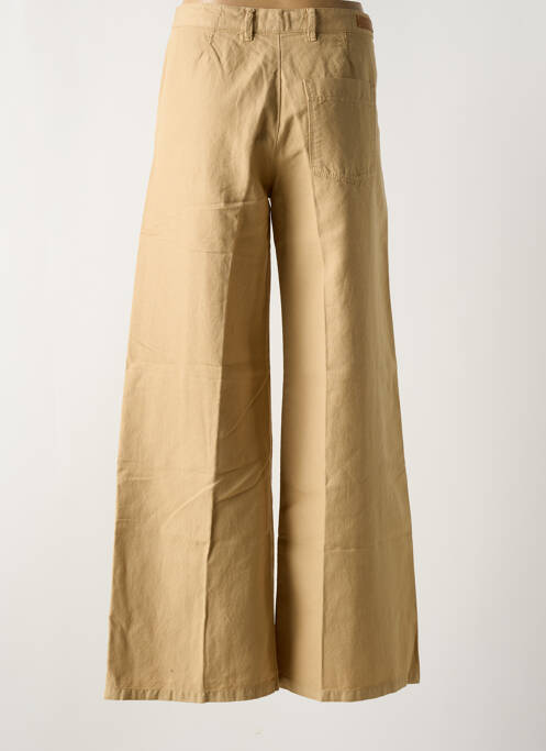 Pantalon large beige HAPPY pour femme