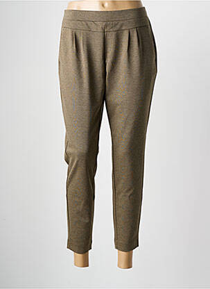Pantalon 7/8 stretch taille normale vert CREAM femme