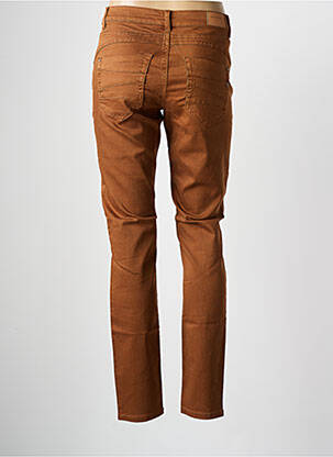Pantalon droit stretch taille normale marron CREAM femme