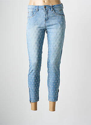Jeans coupe slim stretch taille normale bleu CREAM femme