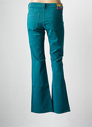 Pantalon flare stretch taille normale bleu HAPPY femme