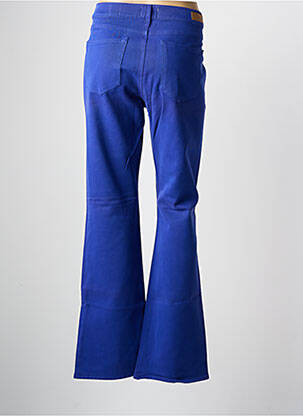 Pantalon flare stretch taille normale bleu clair HAPPY femme