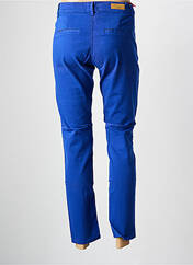 Pantalon chino bleu HAPPY pour femme seconde vue