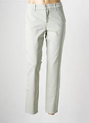 Pantalon chino gris HAPPY pour femme seconde vue