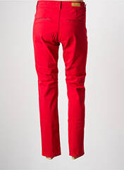 Pantalon chino rose HAPPY pour femme seconde vue