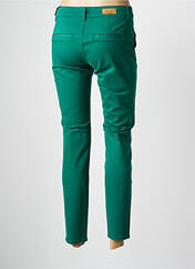 Pantalon chino vert HAPPY pour femme seconde vue
