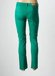 Pantalon chino vert HAPPY pour femme seconde vue