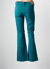 Pantalon flare bleu HAPPY pour femme seconde vue