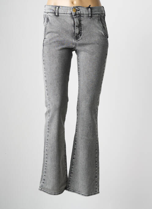 Jean coupe flare gris HAPPY pour femme