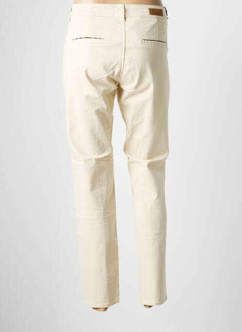 Pantalon chino beige HAPPY pour femme