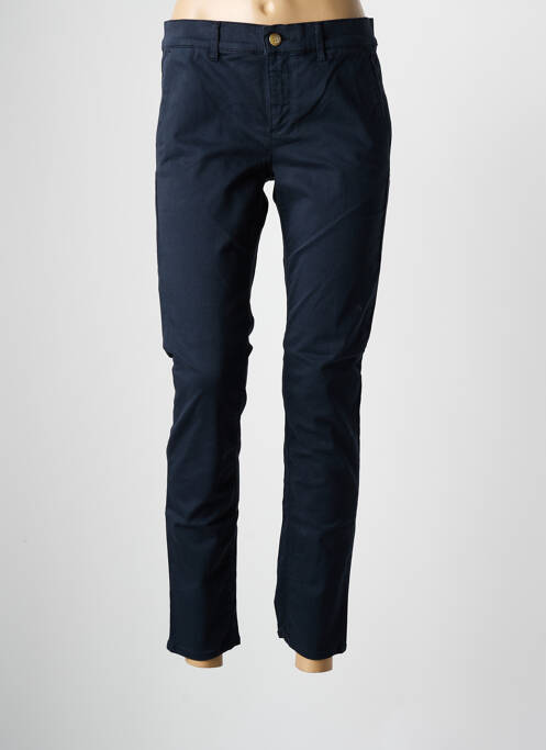 Pantalon chino bleu fonce HAPPY pour femme