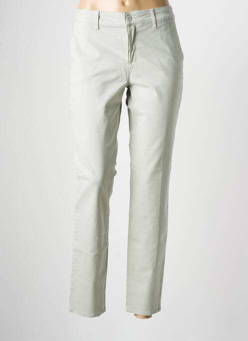 Pantalon chino gris HAPPY pour femme
