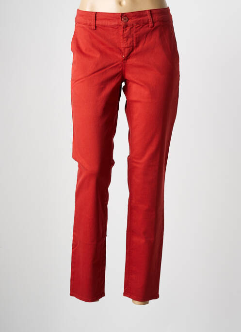 Pantalon chino rouge HAPPY pour femme