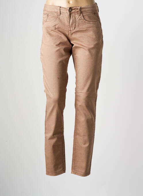 Pantalon droit marron clair CREAM pour femme