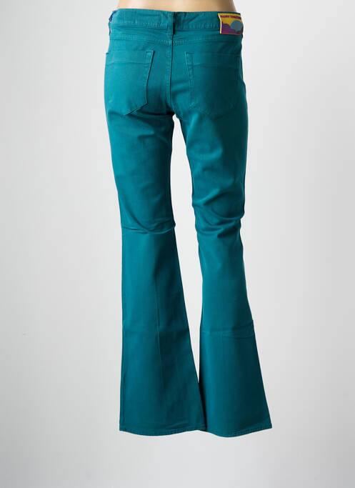 Pantalon flare bleu HAPPY pour femme