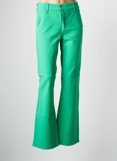 Pantalon flare vert HAPPY femme