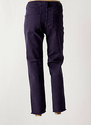 Jeans coupe slim stretch taille normale violet DENIM STUDIO femme