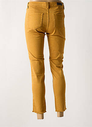 Jeans coupe slim stretch taille normale jaune DENIM STUDIO femme