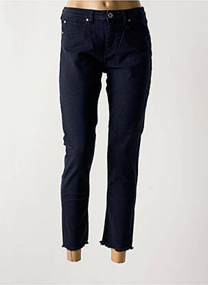 Jeans coupe slim stretch taille normale bleu fonce DENIM STUDIO femme