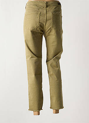 Jeans coupe slim stretch taille normale vert clair DENIM STUDIO femme