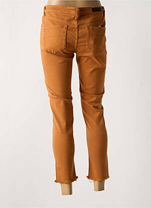 Jeans coupe slim stretch taille normale orange DENIM STUDIO femme