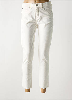 Pantalon 7/8 stretch taille normale beige DENIM STUDIO femme