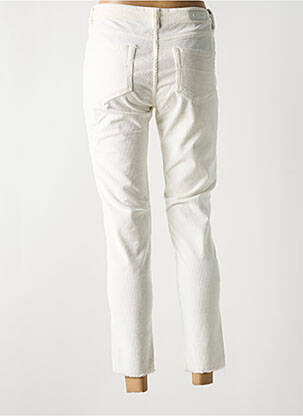 Pantalon 7/8 stretch taille normale beige DENIM STUDIO femme