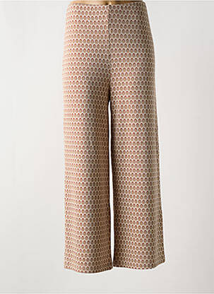 Pantalon large taille normale taille normale marron INDI & COLD femme