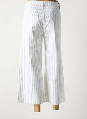 Jean coupe flare blanc DENIM STUDIO pour femme seconde vue