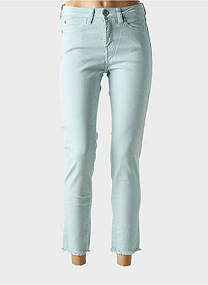 Jeans coupe slim bleu clair DENIM STUDIO pour femme