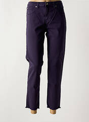Jeans coupe slim violet DENIM STUDIO pour femme seconde vue
