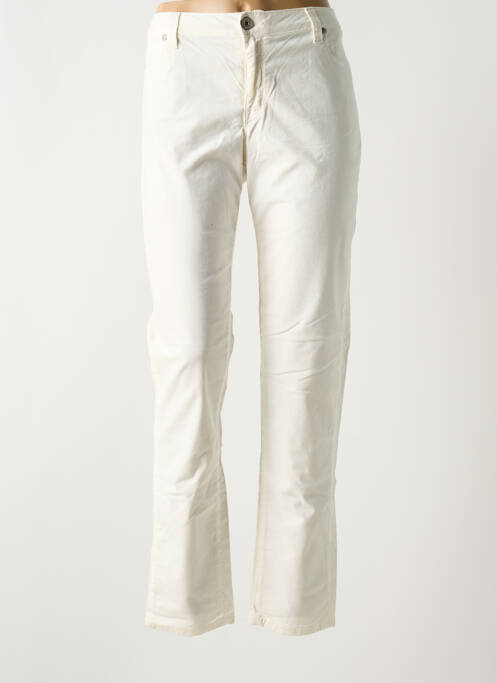 Jeans coupe slim beige DENIM STUDIO pour femme