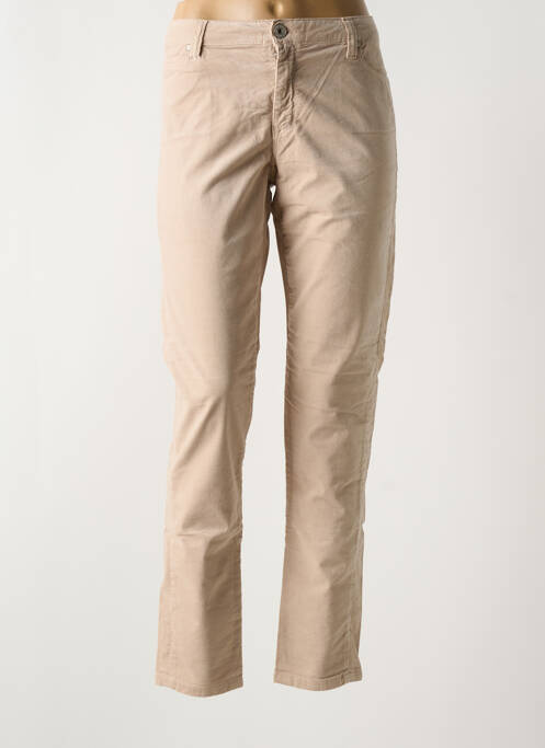 Jeans coupe slim beige fonce DENIM STUDIO pour femme