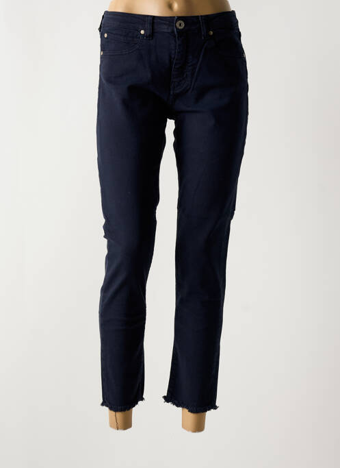 Jeans coupe slim bleu fonce DENIM STUDIO pour femme