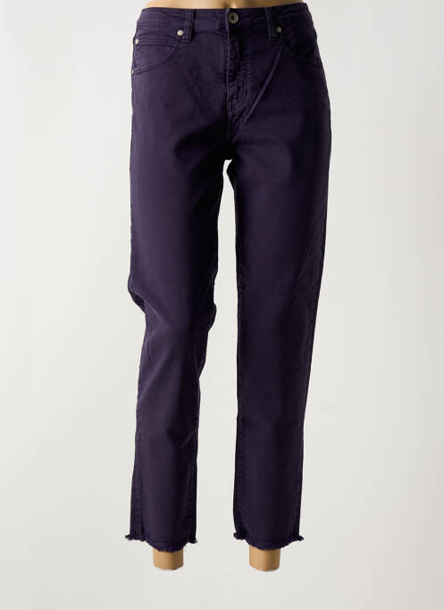 Jeans coupe slim violet DENIM STUDIO pour femme