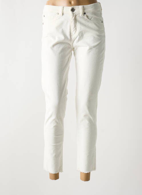 Pantalon 7/8 beige DENIM STUDIO pour femme