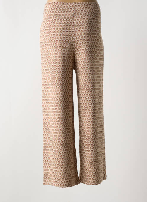 Pantalon large marron INDI & COLD pour femme
