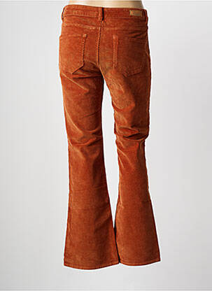 Pantalon flare stretch taille normale marron HAPPY femme
