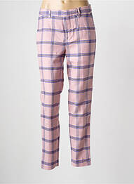 Pantalon droit stretch taille normale rose SCOTCH & SODA femme