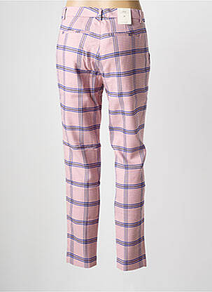 Pantalon droit stretch taille normale rose SCOTCH & SODA femme