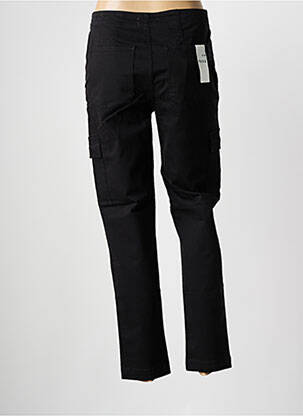 Pantalon chino tissage popeline taille normale noir FIVE femme