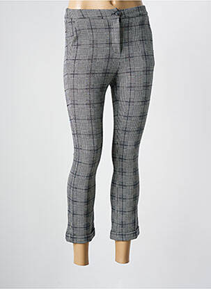 Pantalon 7/8 stretch taille normale gris KOCCA femme