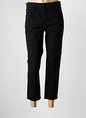 Jeans coupe droite stretch taille normale noir FIVE femme